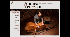 Desktop Screenshot of andreaveneziani.com